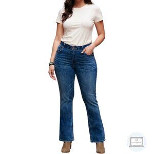 Democracy Womens Jeans AB Technology Bootcut Mid Rise Stretch Denim Size 14